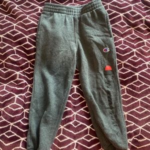 Boys Size 6 Champion Dark Gray Jogger/Sweats with Pockets Like New